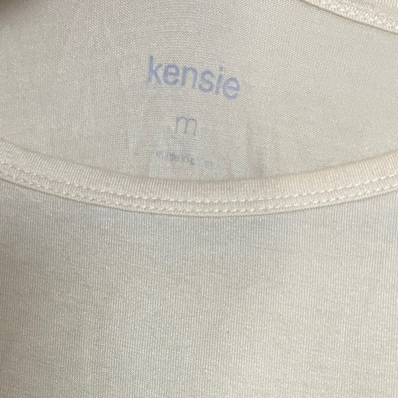 Kensie Womens Dress Size Medium Black and Cream T-Shirt Velvet Dress Y2K - Picture 7 of 9